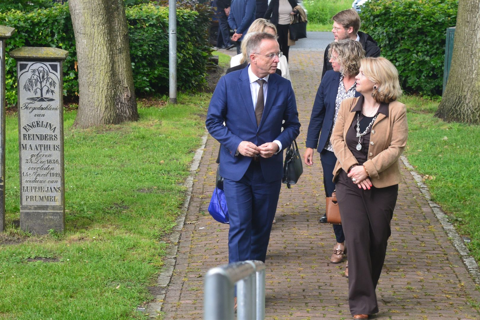 Commissaris René Paas bezoekt Cultuurcentrum in Wildervank